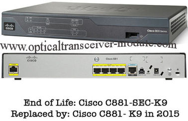 4 τοπικό LAN συνδεμένη με καλώδιο η λιμένες Cisco 800 δρομολογητών σειρές πιστοποίησης CISCO881/K9 CE