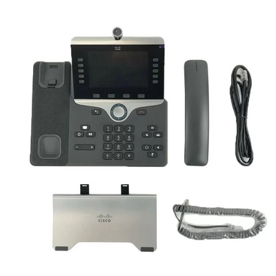 8851 τηλέφωνο σειράς IP με την κάσκα Jack υπηρεσίας προσωπικού τηλεφωνητή για τη επιχειρησιακή επικοινωνία