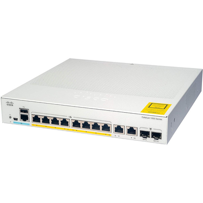 Cisco Catalyst 1000-8T-2G-L Network Switch, 8 θύρες Gigabit Ethernet (GbE), 2X 1G SFP/RJ-45 Combo Ports