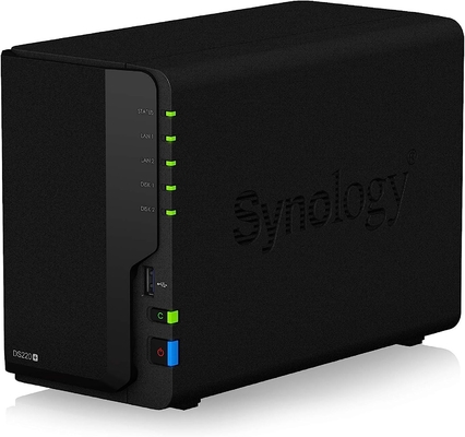 Synology DiskStation DS220+ NAS Server για επιχειρήσεις με Celeron CPU, μνήμη 6GB, αποθήκευση HDD 8TB, λειτουργικό σύστημα DSM