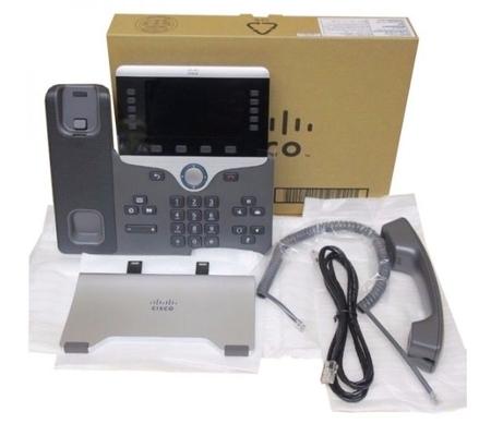 CP-8851-K9 Cisco 8800 IP Phone BYOD Widescreen VGA Bluetooth Υψηλής ποιότητας φωνητική επικοινωνία