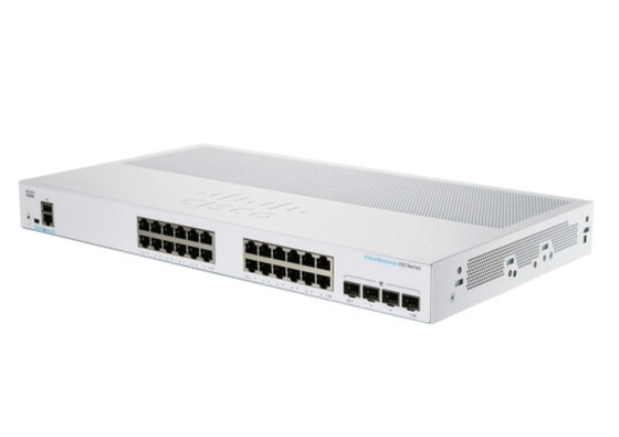 CBS350-24P-4X Cisco Business 350 Switch 24 10/100/1000 PoE+ θύρες με 195W προϋπολογισμό ισχύος 4 10 Gigabit SFP