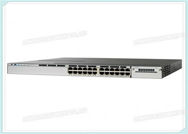 WS-c3850-24t-s καταλύτης 24 διακοπτών C3850 δικτύων της Cisco Ethernet βάση στοιχείων IP λιμένων