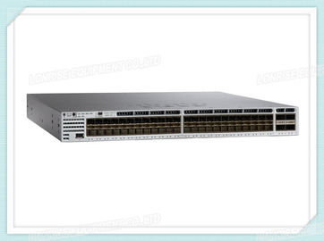 Βάση διακοπτών IP ινών λιμένων 10G διακοπτών WS-c3850-48xs-s 48 οπτικών ινών της Cisco