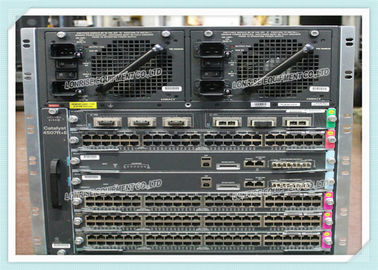 WS-C4507R+E πλαίσια αυλακώσεων καταλυτών 4500E 7 διακοπτών της Cisco για τον πλεονασμό δύναμης 48Gbps/αυλακώσεων