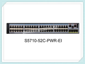 Αυλακώσεις διεπαφών συναυλιών SFP+.with 2 διακοπτών s5710-52c-pwr-EI 48x10/100/1000 PoE+ Ports.4x10 Huawei, καμία παροχή ηλεκτρικού ρεύματος