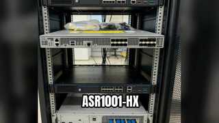 ASR1001-HX 1RU Enterprise Edge Router, Εύρος ζώνης 60 Gbps, 4x10GE SFP+ + 8x1GE SFP + 4 Ρυθμιζόμενο P