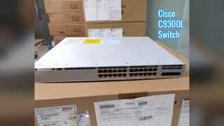 Διακόπτης Cisco C9300L-24T-4G-E 9300, 24x1G χαλκός/4x1G SFP/Μόνο δεδομένα