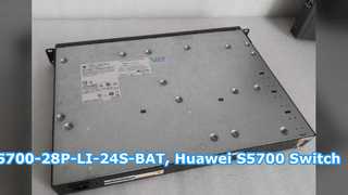 S5700-28P-LI-24S-BAT, διακόπτης Huawei S5700, 28xGig SFP/4x10/100/1000 ή SFP/1 υποδοχή μπαταρίας