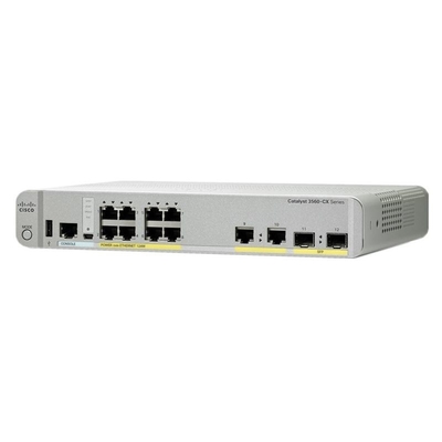 WS-c3560cx-8pc-s συμπαγής βάση 176 διακοπτών IP Ethernet καταλυτών σημείο εισόδου Gbit
