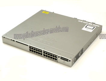 Διακόπτης Gigabit Ethernet λιμένων διακοπτών WS-c3850-24p-s 24 δικτύων της Cisco Ethernet