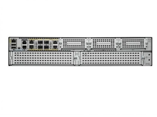 ISR4451-X/K9 Cisco ISR 4451 (4GE,3NIM,2SM,8G FLASH,4G DRAM), διαπερατότητα συστήματος 1-2G, 4 θύρες WAN/LAN, 4 θύρες SFP