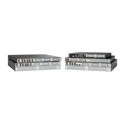 ISR4461 K9 Cisco Router ISR 4461 με 4 ενσωματωμένα GE 3 NIM ISC slot 3 SM slots 8 GB Flash Memory προεπιλεγμένο