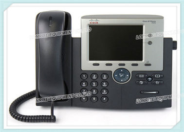 CP-7945G τηλέφωνο δύο της Cisco Voip επίδειξη χρώματος τηλεφωνικών συστημάτων της Cisco γραμμών