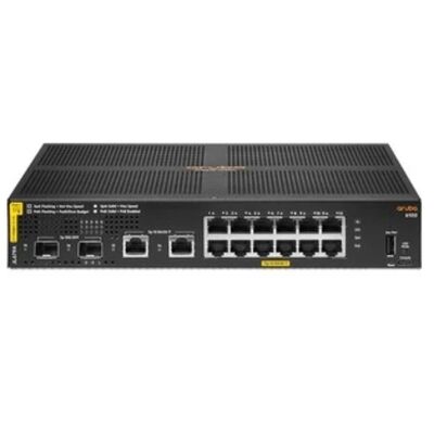 JL679A, διακόπτης Aruba 6100, 12xGE PoE/2xSFP+/139W PoE