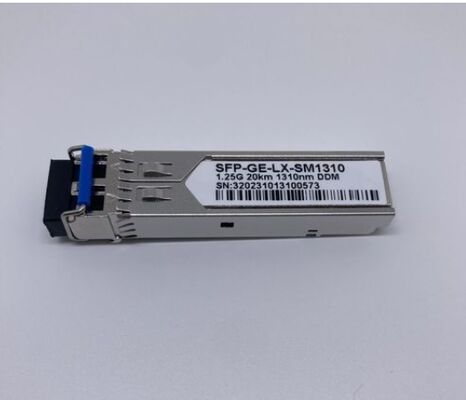SFP-GE-LX-SM1310 Οπτικός Πομποδέκτης Single-mode Module (1310nm, 10km, LC) Original New