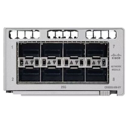 Cisco C9300X-NM-8Y Catalyst 9300 Series Μονάδα επέκτασης δικτύου με 8 θύρες SFP και ταχύτητα δεδομένων 25 Gbps