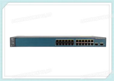 Διακόπτης WS-c3560v2-24ts-s 24 λιμένας 10/100 Ethernet οπτικών ινών της Cisco διακόπτης σημείου εισόδου