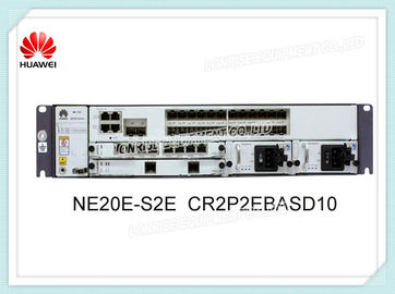 Σταθερή 24ge-SFP διεπαφή 2*DC δρομολογητών CR2P2EBASD10 NE20E-S2E 2*10GE-SFP+ σειράς Huawei NE20E