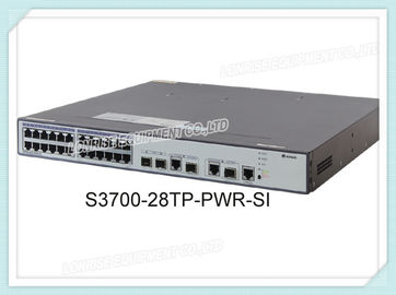Λιμένες 2 συναυλία SFP διακοπτών 24x10/100 PoE+ s3700-28tp-pwr-Si Huawei με την παροχή ηλεκτρικού ρεύματος εναλλασσόμενου ρεύματος 500W