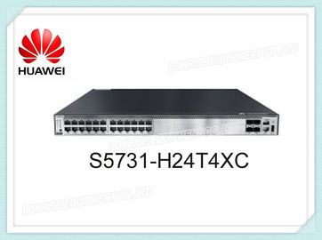 Αυλάκωση λιμένων 1*Expansion λιμένων 4*10GE SFP+ διακοπτών 24*10/100/1000 μηχανών S5731-H24T4XC Huawei σύννεφων χωρίς δύναμη