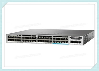 Στρώμα διακοπτών καταλυτών WS-c3850-48u-ε της Cisco υπηρεσία 3 - 48 * 10/100/1000 λιμένων IP Ethernet UPOE διοικούμενη Stackable