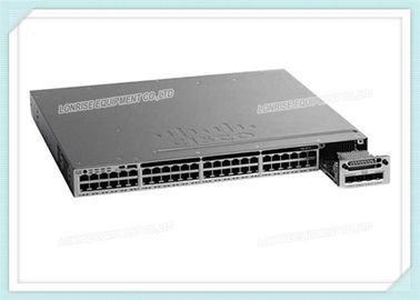Διακόπτης WS-c3850-48pw-s διοικούμενος Stackable διακόπτης 48 της Cisco στρώματος 5 αδειών IP σημείου πρόσβασης βάση * 10/100/1000Port