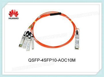 Ο οπτικός πομποδέκτης QSFP+ 40G 850nm 10m AOC qsfp-4sfp10-AOC10M Huawei συνδέει με τέσσερα SFP+