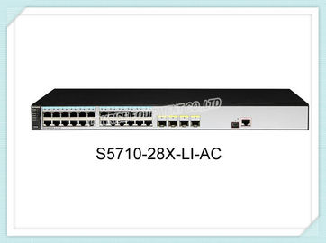 Λιμένες s5710-28x-λι-εναλλασσόμενου ρεύματος 24x10/100/1000Base-τ Ethernet διακοπτών Huawei, 4x10 Gigabit SFP+