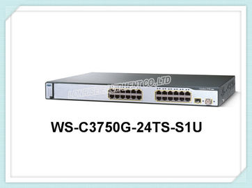 Διοικούμενος Gigabit Ethernet της Cisco λιμένας διακόπτης διακοπτών WS-c3750g-24ts-S1U 24