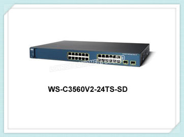Διακόπτης WS-c3560v2-24ts-SD 24 στρώμα 2 της Cisco διακοπτών δικτύων Gigabite λιμένων διακόπτης