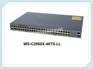 Διακόπτης WS-c2960x-48ts-LL 2960-Χ 48 Gige, 2 Χ 1G SFP, διακόπτης της Cisco δικτύων του τοπικού LAN Lite