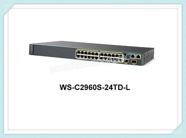 Καταλύτης 2960S 24 Gige, 2 βάση διακοπτών WS-c2960s-24td-λ Ethernet διακοπτών της Cisco του τοπικού LAN Χ 10G SFP+