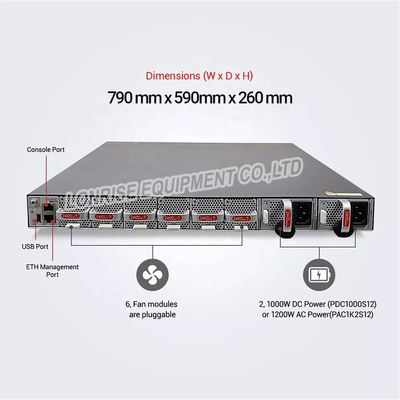 CE6820-48S6CQ-B Huawei CloudEngine 6800 Data Center Switches είναι μια προηγμένη λύση δικτύωσης σχεδιασμένη για υψηλής πυκνότητας 10G/100G συνδεσιμότητα