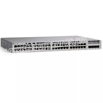 C9300-24t-καταλύτης 9300 διακοπτών της Cisco 4 νέος αρχικός Χ 10GE