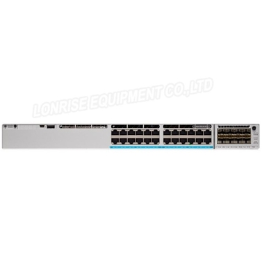 C9300-24ux-καταλύτης 9300 διακοπτών της Cisco πλεονέκτημα δικτύων 24 λιμένων mGig UPOE