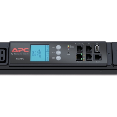 APC AP8886 ράφι PDU 2G, που μετριέται, ZeroU, 22.0kW (32A) 17.3kW (24A), 230V, (30) C13 & (12) C19