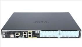 Βιομηχανικό δρομολογητή δικτύου Cisco ISR4321-AX/K9 με απόδοση 50Mbps-100Mbps, 2 θύρες WAN/LAN και 1 θύρα SFP
