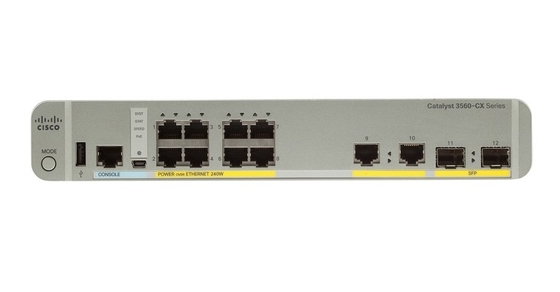 WS-C3560CX-8TC-S 8-Port Compact Switch Layer 3 - 8 X 10/100/1000 Ethernet Ports 2 SFP&2GE Uplinks- Βάση δεδομένων IP