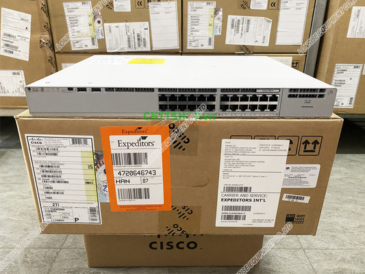 C9200-24T-E νέος σφραγισμένος Cisco 9200 σειρά 24 θύρες POE Ethernet Switch C9200-24T-E σε αποθεματικό
