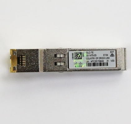 GLC-TE Cisco SFP GLC Module 1000BASE-T SFP μονάδα δέκτη-αποδέκτη για καλώδιο χαλκού κατηγορίας 5