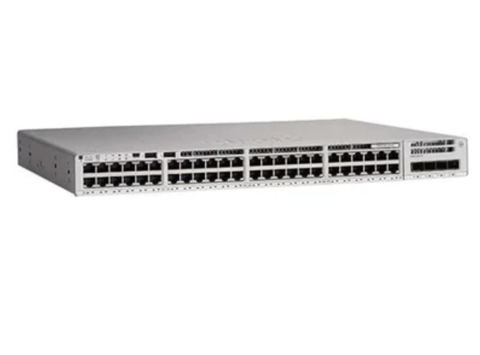 C9300L-48T-4G-A Cisco Catalyst 9300L Switches 48 θύρες σταθερές συνδέσεις αναβάθμισης δεδομένων μόνο 4X1G συνδέσεις αναβάθμισης Network Advantage
