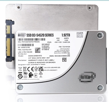 SSDSC2KB038TZ01 Intel D3-S4520 3.84 TB Solid State Drive - 2,5&quot; εσωτερικό - SATA (SATA/600)