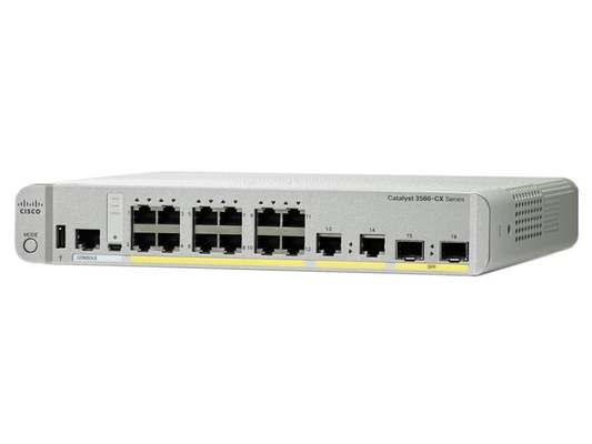 WS C3560CX 12TC S Καταλύτης Συμπληρωματικός διακόπτης 3560-CX 12 θύρα Συμπληρωματικός διακόπτης στρώμα