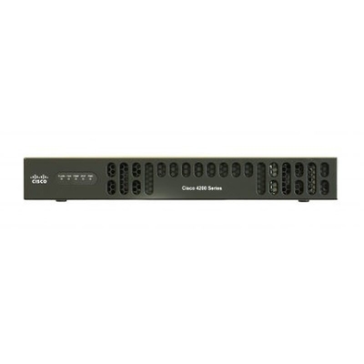 Cisco ISR 4221 SEC Bundle με SEC Lic 35Mbps 75Mbps Συστημική απόδοση, 2 θύρες WAN/LAN