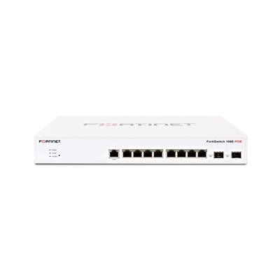 FS-108E-POE Fortinet FortiSwitch σειράς 100 στρώμα 2 FortiGate διακόπτης ελεγκτής συμβατός PoE + διακόπτης με 8 x GE RJ45