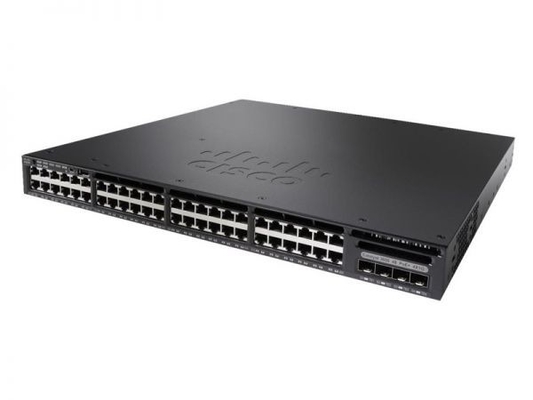WS C3650 48PS S Καταλύτης 3650 48 10 100 1000 Ethernet PoE θύρες 4 1G Uplinks Layer 3 Switching IP Base IOS Διαχειριζόμενο