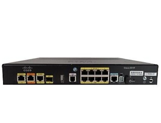Δρομολογητής C891F-K9 1 SFP 4 ασύρματος ελεγκτής AVC της Cisco ασφάλειας σημείου εισόδου ΩΧΡΌΣ