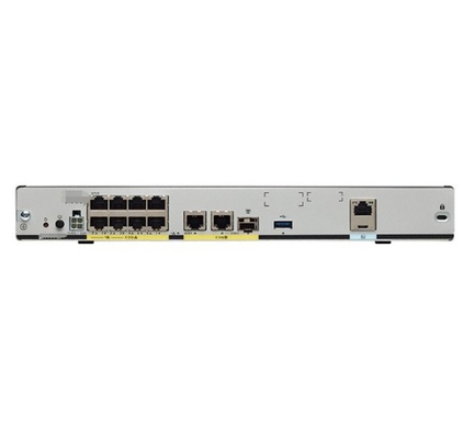 Cisco 1100 ενσωματωμένες σειρά υπηρεσίες C1111-8P 8 ΩΧΡΌΣ Ethernet λιμένων διπλός δρομολογητής της Γερμανίας