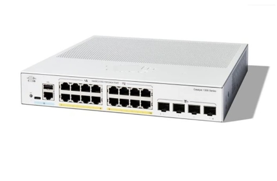 Cisco C1300-16P-4X 16x 10/100/1000 θύρες PoE+ θύρες με 120W προϋπολογισμό ισχύος 4x 10 Gigabit SFP+ Rack-Mountable